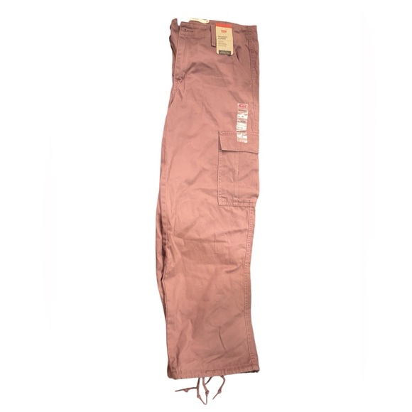 Levi's Pink Cargo Pants Cotton Relaxed Fit - Picture 3 of 4